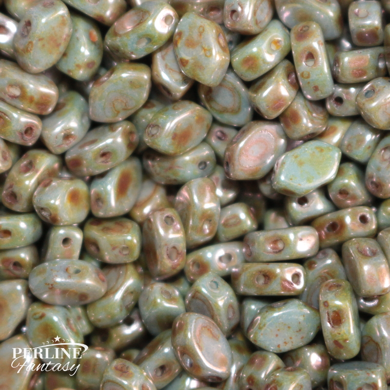 Paros® par Puca® Opaque Mix Blue / Green Ceramic Look