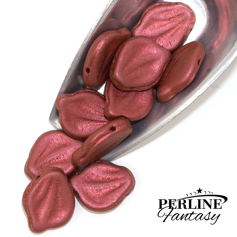 Peony Petal Lava Red 12 x 15 Mm