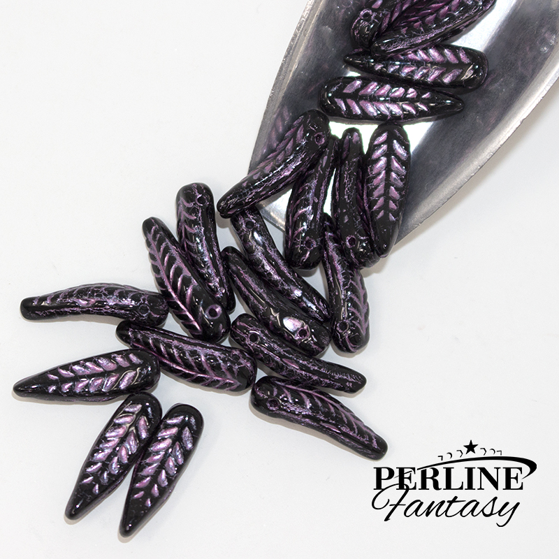 Bird Feather Jet Pink 5 x 17 Mm