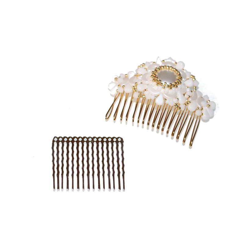 Pettinino Capelli Argentato 14 Denti