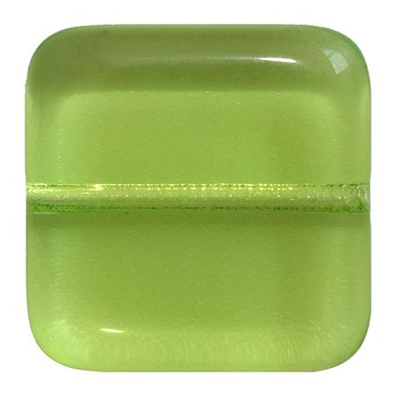 Perline Vintage Quadrati Peridot X 10