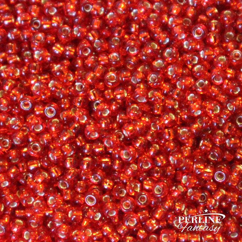 Rocailles Miyuki 11/0 Ruby Silver Lined (11)
