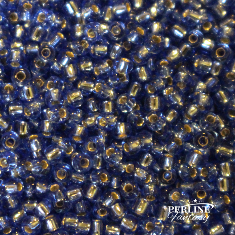 Rocailles Miyuki 11/0 Dark Cornflower Silver Lined (2431)