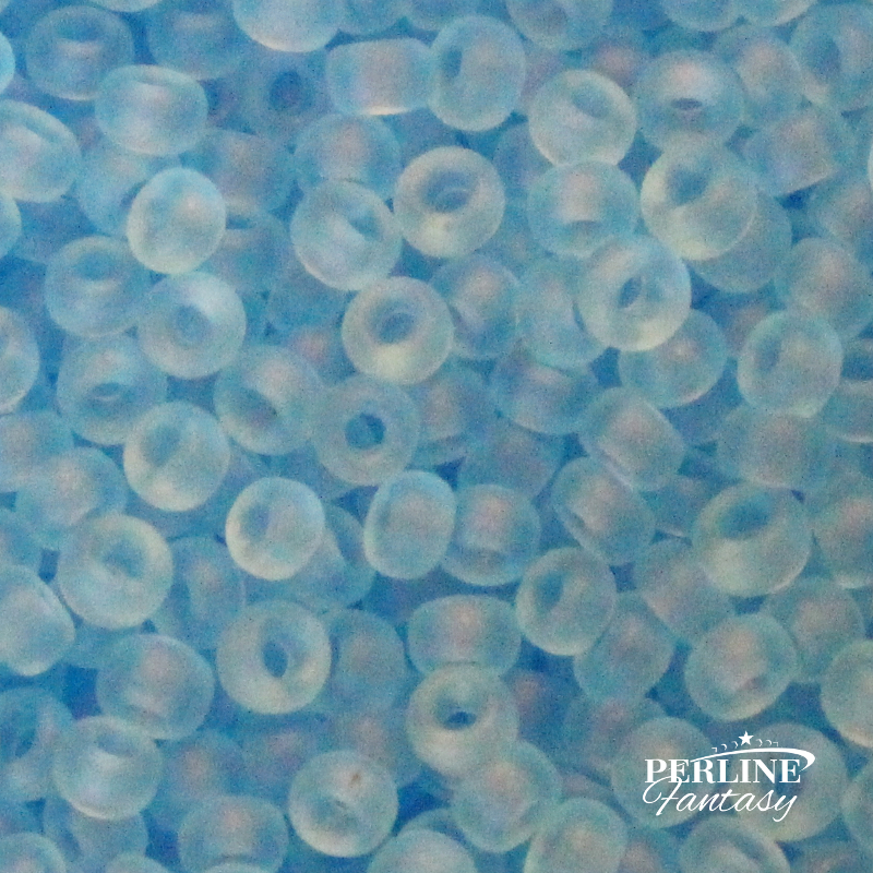Rocailles Miyuki 11/0 Transparent Aqua Mat (148F)
