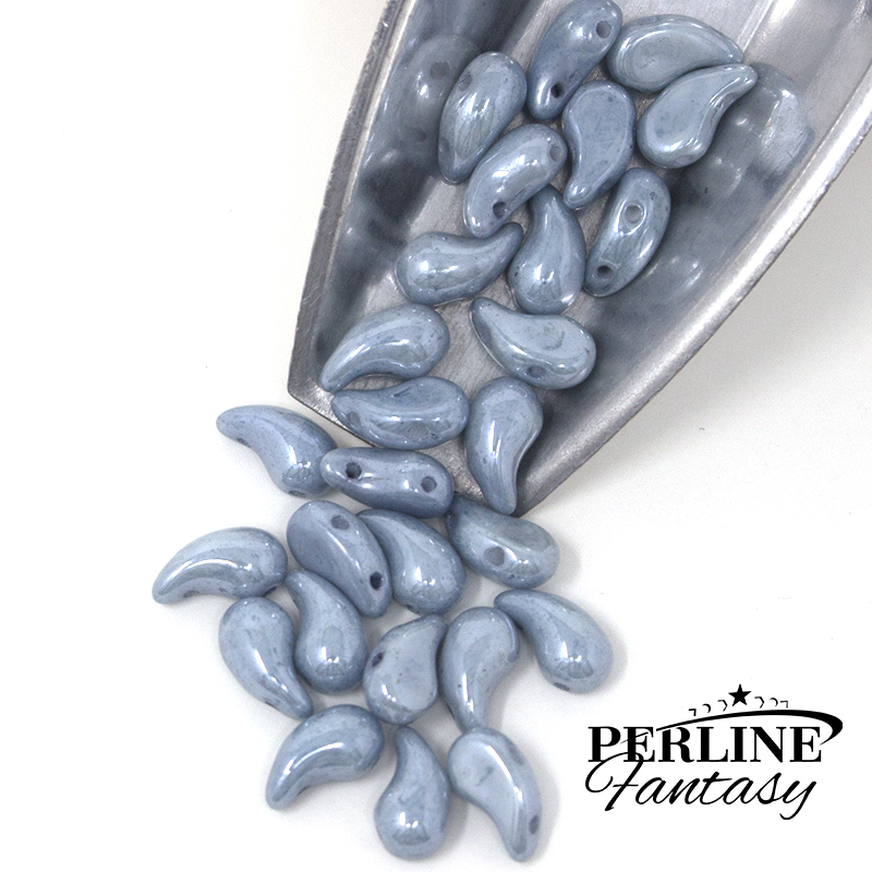 Perline Zoliduo Alabaster Baby Blue Luster - Versione Destra