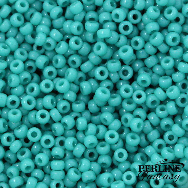 Rocailles Miyuki 11/0 Opaque Turquoise Green (412)