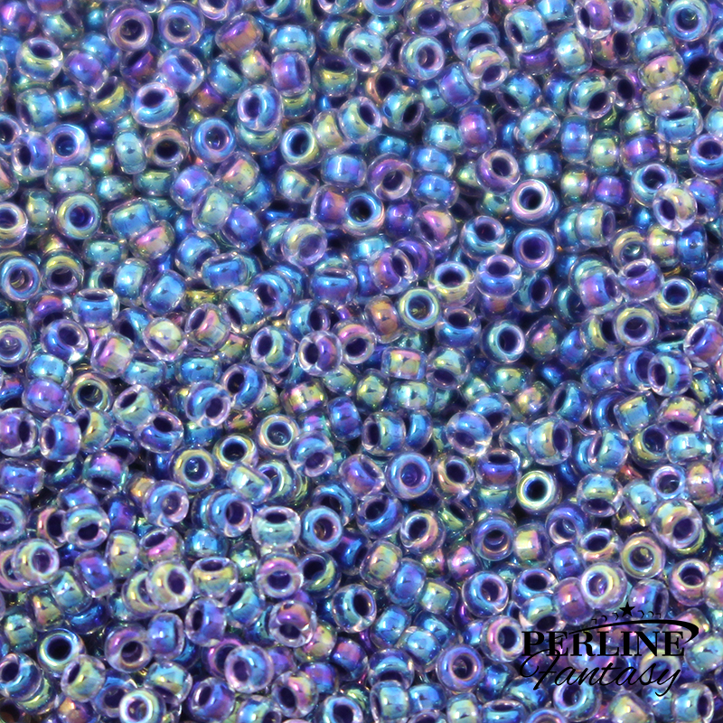 Rocailles Miyuki 15/0 Amethyst Lined Crystal (274)