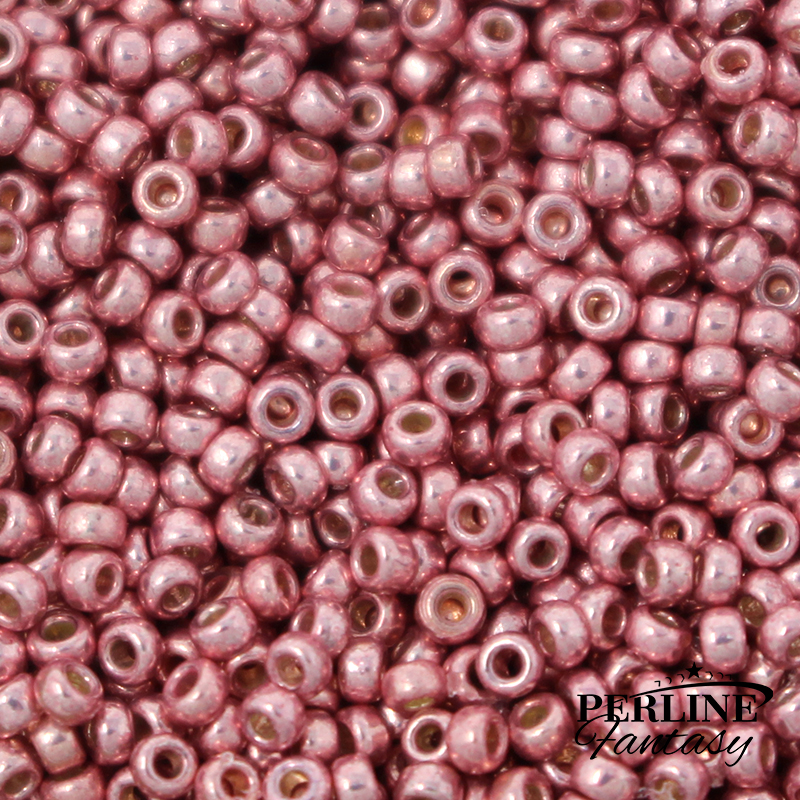 Rocailles Miyuki 15/0 Duracoat Galvanized Dark Coral (4209)