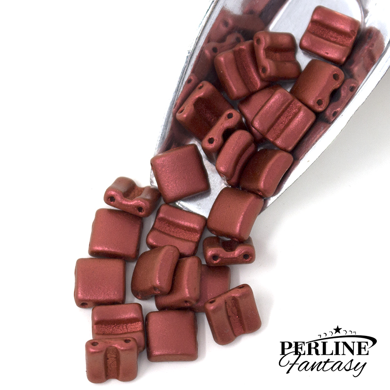 Perline Fixer Orizzontali - Lava Red
