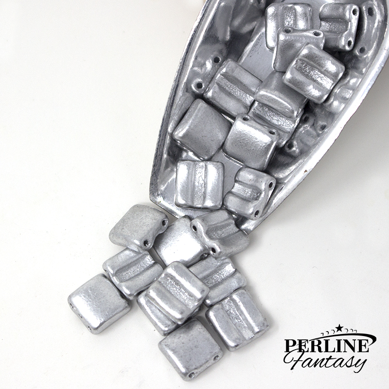 Perline Fixer Orizzontali - Silver Aluminium Mat