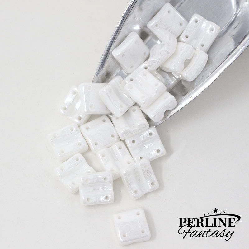 Perline Fixer Verticali - Chalk White Luster