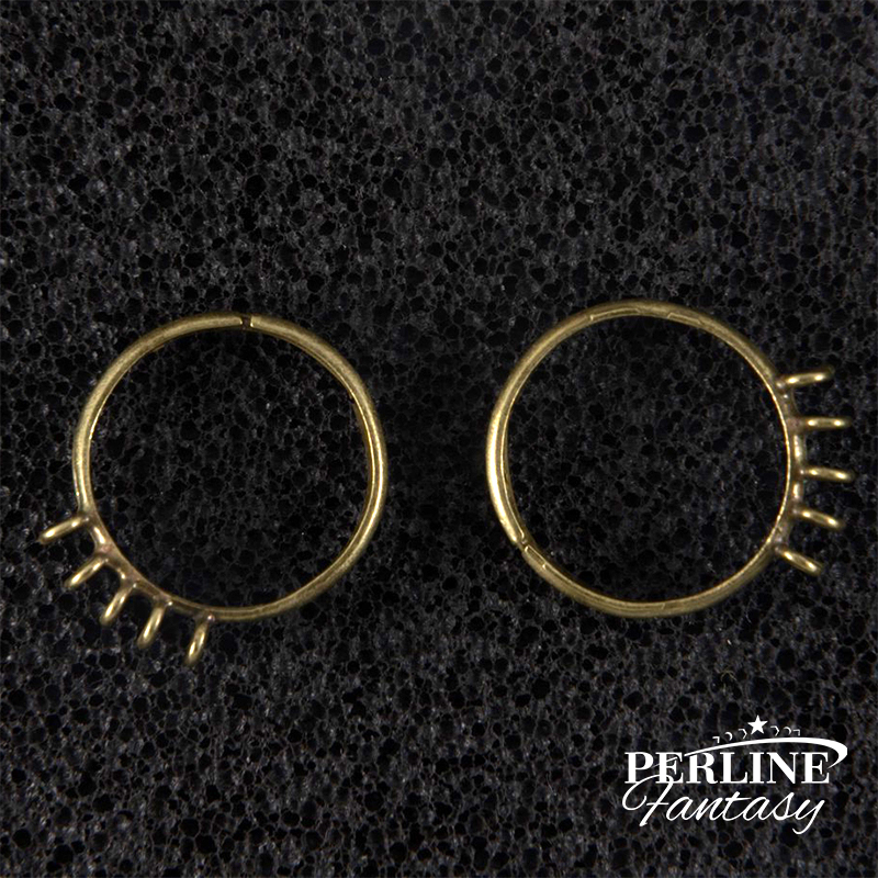 Anello Con 10 Anellini Bronzo
