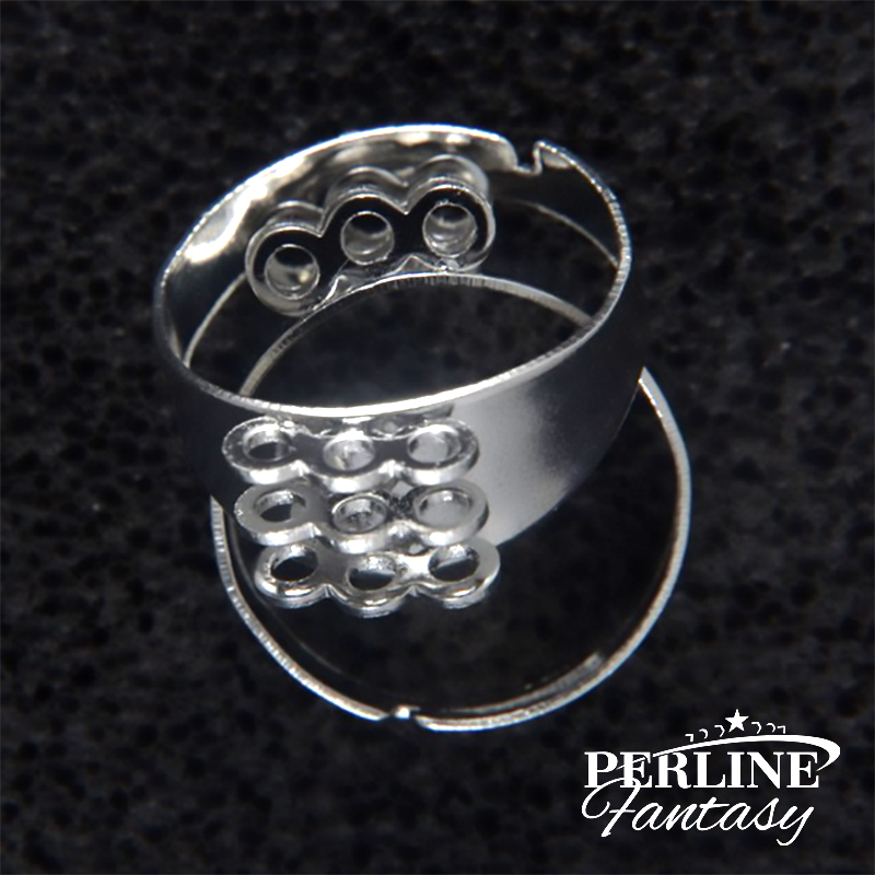 Anello Con 9 Anellini Argentato