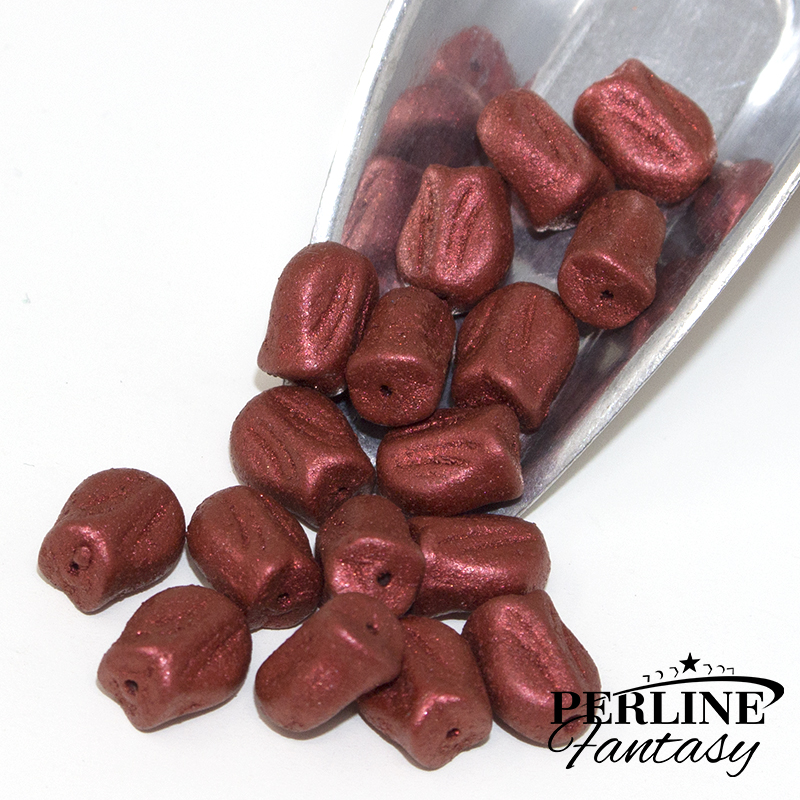 Perline Mini Tulip Lava Red 9 x 7 Mm Perline Mini Tulip Lava Red 9 x 7 Mm