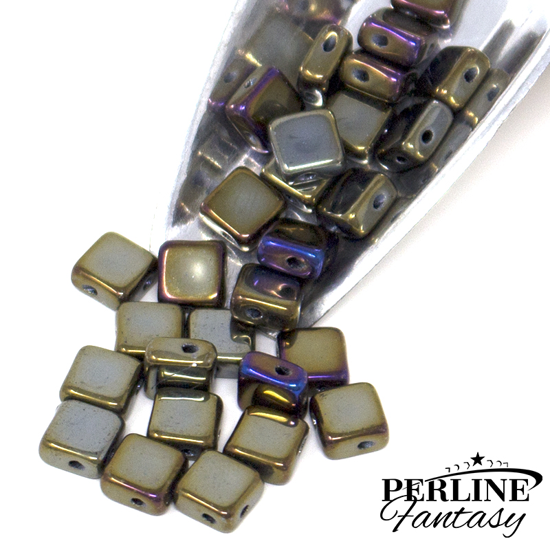 Perline Flat Silky Jet Brown Iris