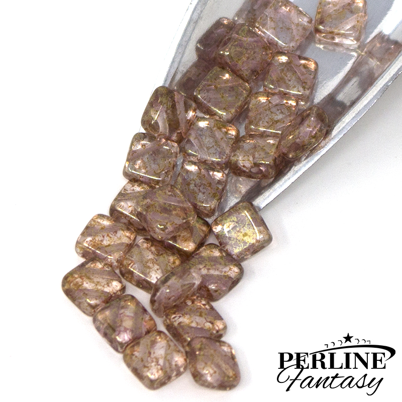 Perline Flat Silky Trans. Pink Luster