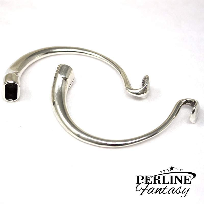 Base Bracciale 60 x 30 Mm Argentato Zama