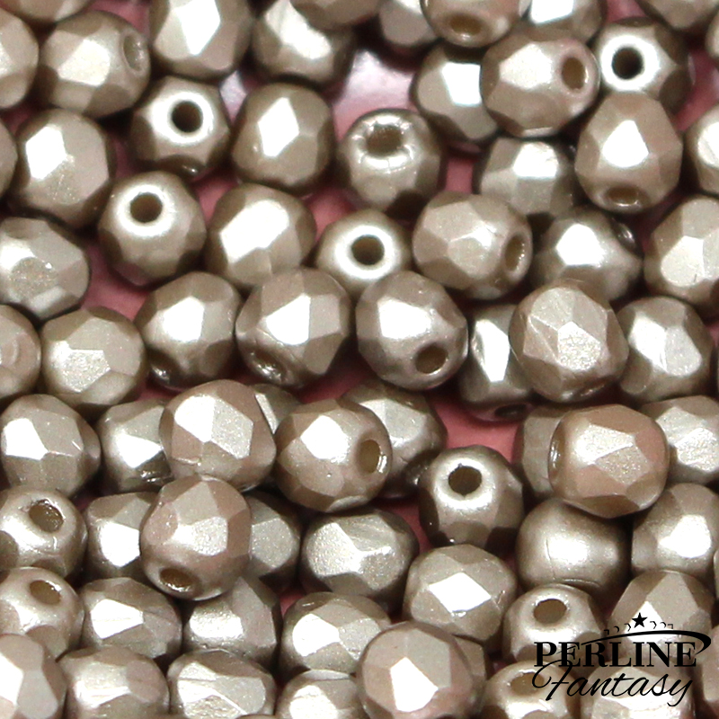 Mezzi Cristalli 3 Mm Alabaster Pastel Light Brown