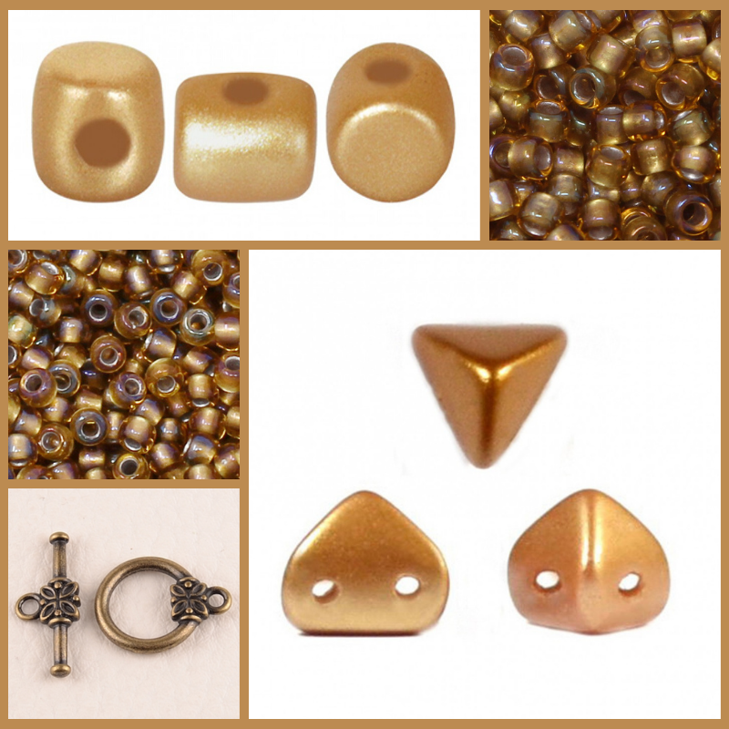 Kit Bracciale ''Cory'’ - Pastel Amber