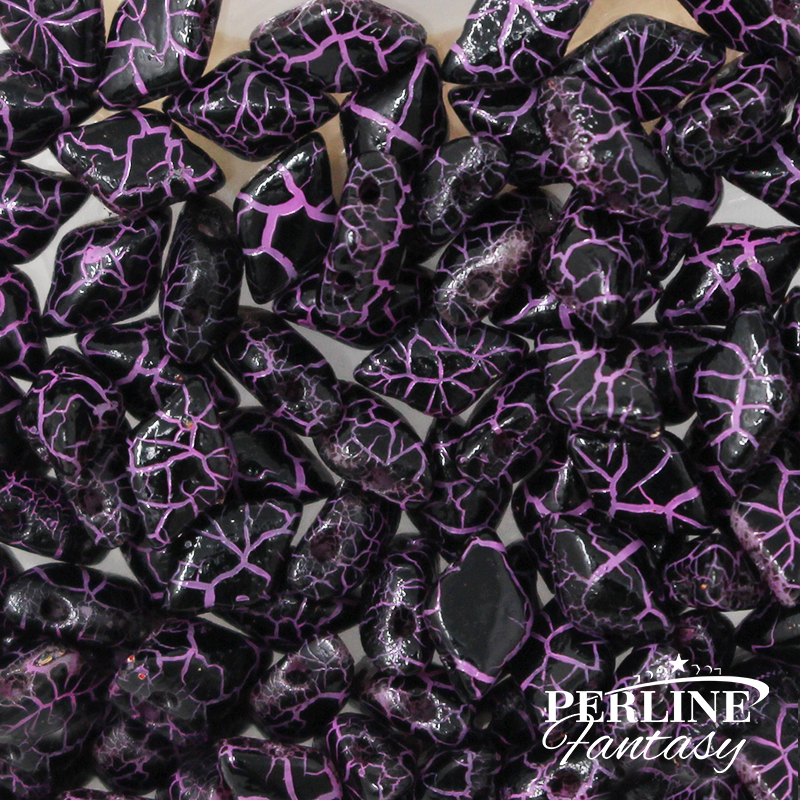 Perline Gemduo Ionic Jet/Pink
