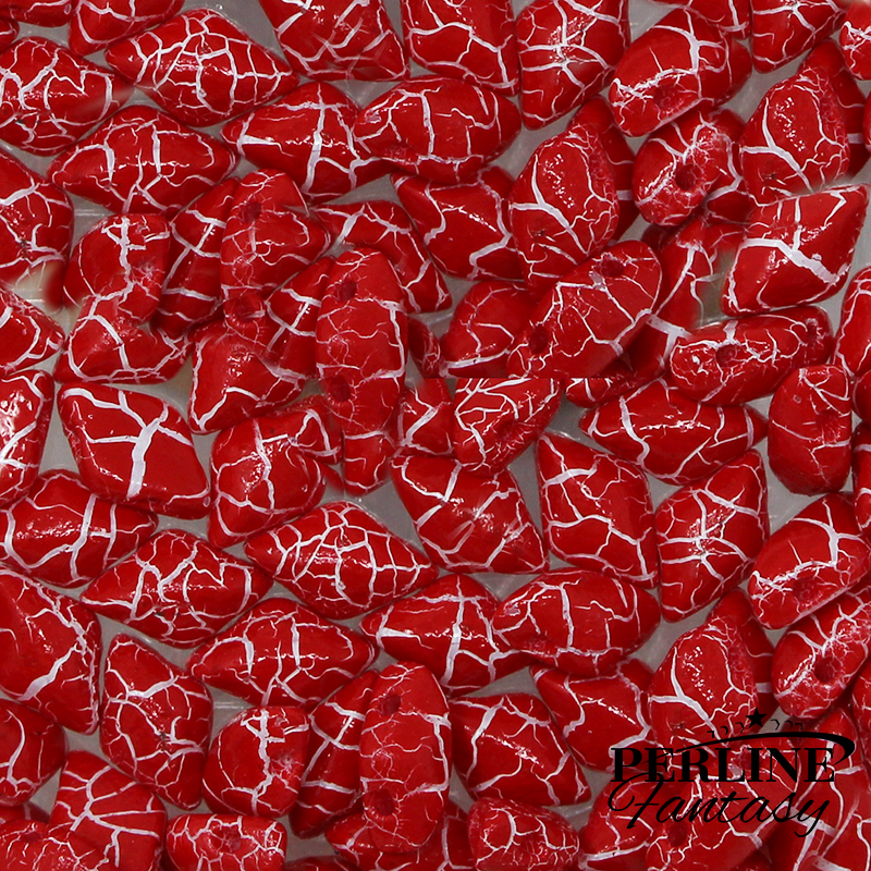 Perline Gemduo Ionic Red/White