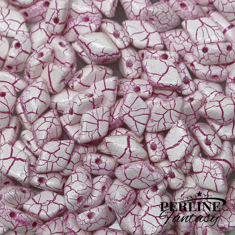 Perline Gemduo Ionic White/Pink