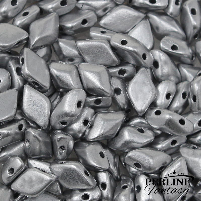Perline Gemduo Aluminium Silver