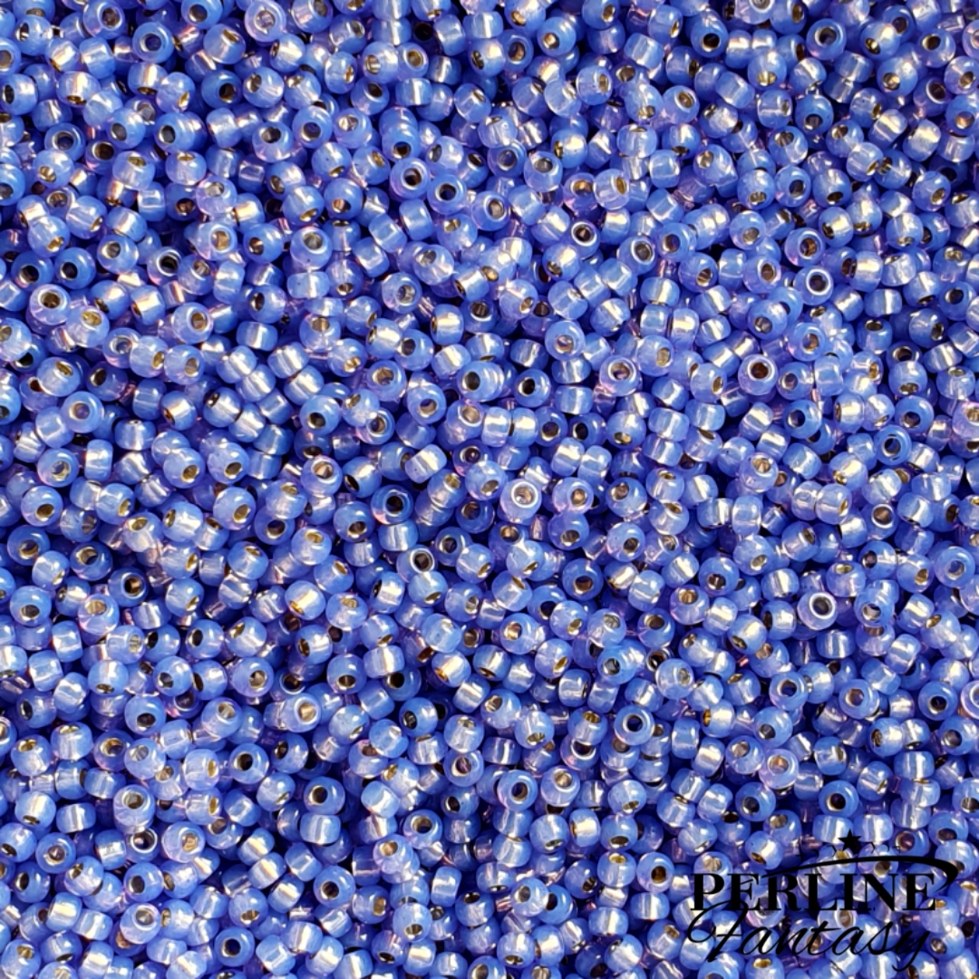 Rocailles Miyuki 11/0 Violet Silver Lined - Dyed (649)