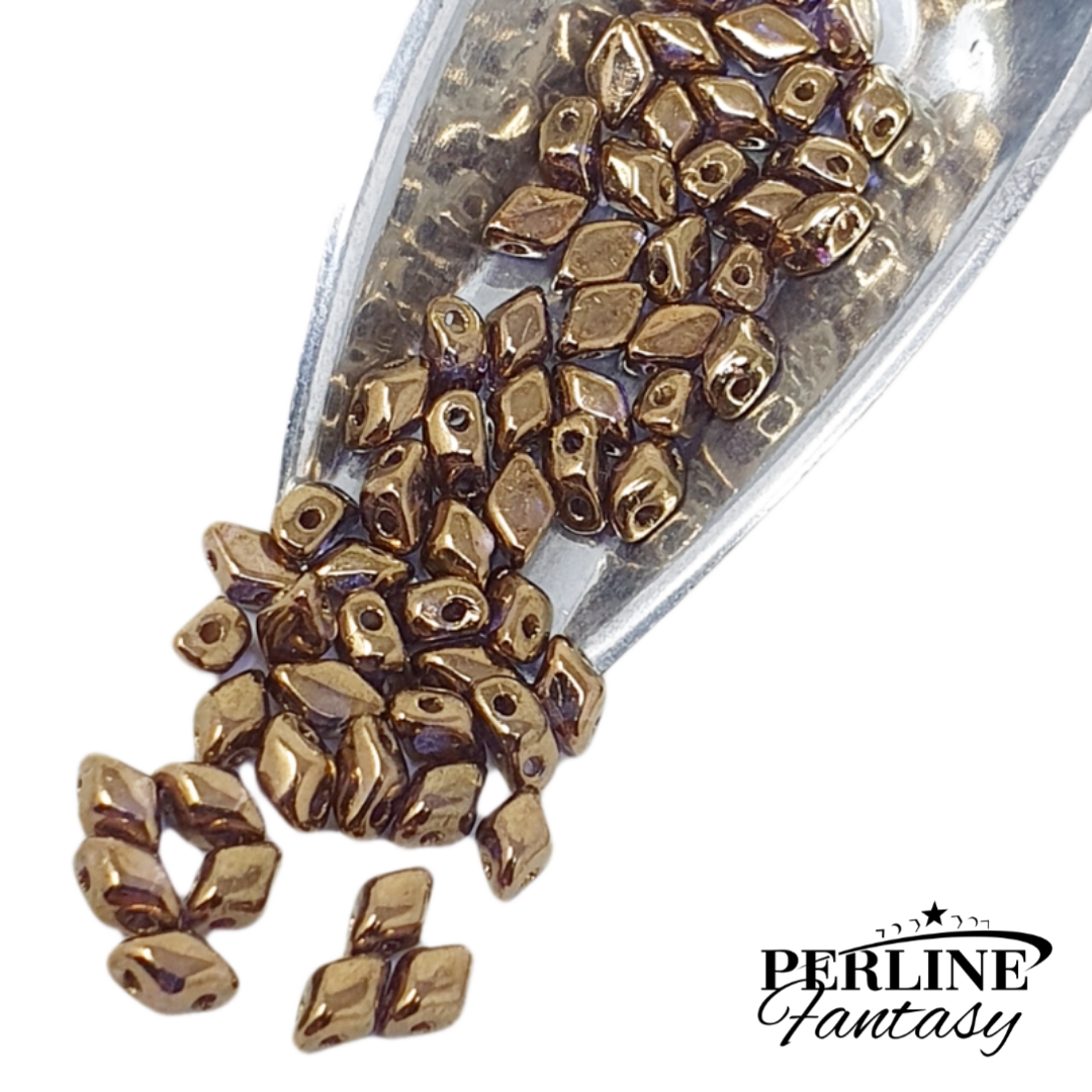 Mini Gemduo Crystal Gold Bronze