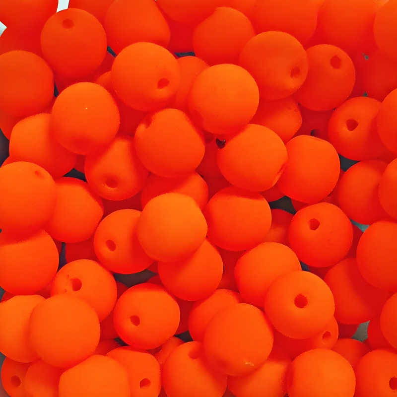 Perle Tonde Vetro di Boemia 4 Mm Neon Orange Perle Tonde Vetro di Boemia 4 Mm Neon Orange