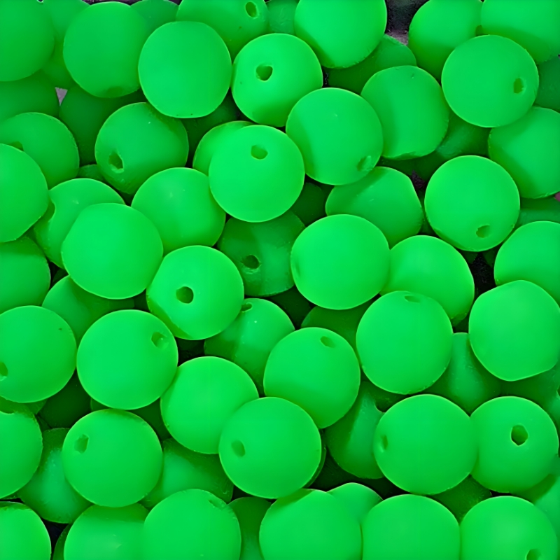 Perle Tonde Vetro di Boemia 4 Mm Neon Green Perle Tonde Vetro di Boemia 4 Mm Neon Green