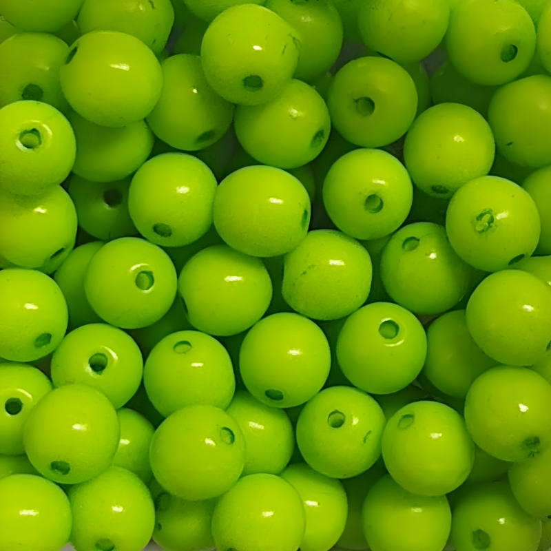 Perle Tonde Vetro di Boemia 4 Mm Lt. Green Perle Tonde Vetro di Boemia 4 Mm Lt. Green