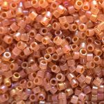 Miyuki Delica 11/0  Dark Peach Lined Opal Ab (1733)