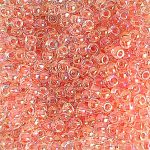 Rocailles Miyuki 11/0 Dark Coral Lined Crystal AB (276)