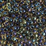 Rocailles Miyuki 11/0 Color Lined Blue Light Topaz (349)