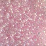 Rocailles Miyuki 11/0 Pink Lined Crystal AB (272)
