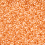Rocailles Miyuki 11/0 Peach Lined Crystal (212)