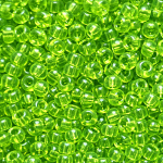 Rocailles Miyuki 11/0 Transp. Lime. (144)