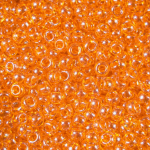Rocailles Miyuki 11/0 Transp. Orange Luster (165)
