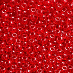 Rocailles Miyuki 11/0 Transp. Red (141)