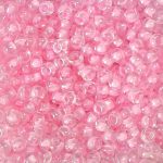 Rocailles Miyuki 11/0 Pink Lined Crystal (207)